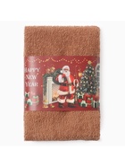 Набор махровых полотенец «Этель. Санта», 30×30 см - 3 шт., хлопок 100% - фото 58016945