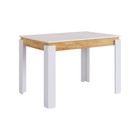 Стол обеденный раздвижной «Гермес 2», 1920×750×760 мм, цвет белое дерево/дуб крафт золотой - Фото 1