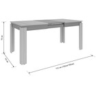 Стол обеденный раздвижной «Гермес 2», 1920×750×760 мм, цвет белое дерево/дуб крафт золотой - Фото 3