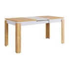 Стол обеденный раздвижной «Гермес 2», 1920×750×760 мм, цвет дуб крафт золотой/белое дерево - Фото 2