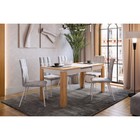 Стол обеденный раздвижной «Гермес 2», 1920×750×760 мм, цвет дуб крафт золотой/белое дерево - Фото 5