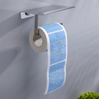 Сувенирная туалетная бумага "Евро флаг",  9,5х10х9,5 см - фото 297742218