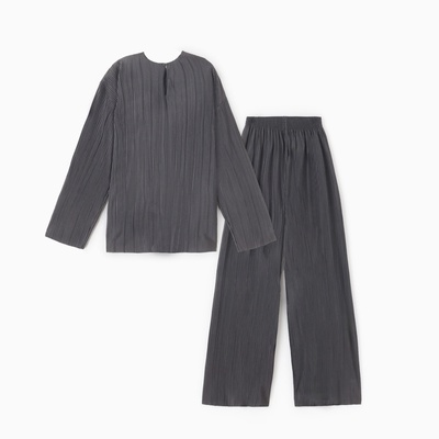 Костюм женский (блуза, брюки) MIST Classic collection, размер 40-42, цвет графит