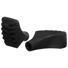 Набор защитных колпачков для трекинговых палок, башмачки, 2 шт., цвет чёрный - Фото 4
