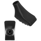 Набор защитных колпачков для трекинговых палок, башмачки, 2 шт., цвет чёрный - Фото 5