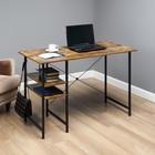 Стол письменный «Клик Мебель. Бруклин», 1200×600 мм, цвет чёрный/дуб - Фото 1