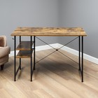 Стол письменный «Клик Мебель. Бруклин», 1200×600 мм, цвет чёрный/дуб - Фото 4