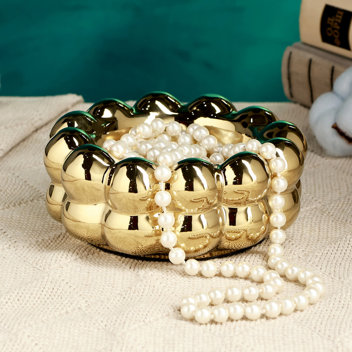 Декоративная подставка для мелочей TAKE IT EASY «Ханна», 15×15×6 см - Фото 1