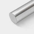 Скалка из нержавеющей стали Доляна «Бруни», 32×3.2 см, цвет серебристый - Фото 3