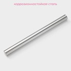 Скалка из нержавеющей стали Доляна «Бруни», 42.2×3.2 см, цвет серебристый - Фото 2