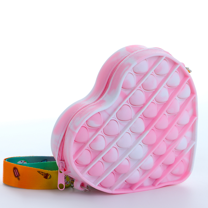 Сумка детская для девочки на молнии «Выбражулька», цвет розовый - Фото 1