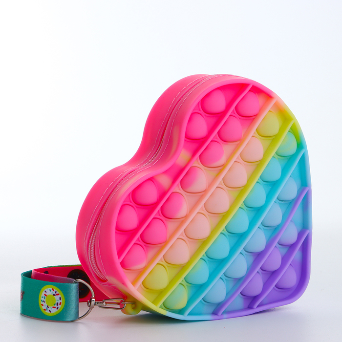 Сумка детская для девочки на молнии «Выбражулька», цвет разноцветный - Фото 1