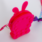 Сумка детская на молнии «Выбражулька», малиновая - Фото 4