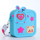 Сумка детская Выбражулька «Мишки», силиконовая, голубая - Фото 2