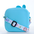 Сумка детская Выбражулька «Мишки», силиконовая, голубая - Фото 3