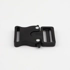 Фастекс 25 мм, нагрузка до 40 кг, 5 шт., цвет чёрный, серебряный - Фото 2