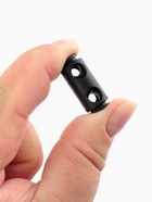 Фиксатор для шнура, двойной, d=5 мм, 11×33 мм, 30 шт., чёрный - Фото 5