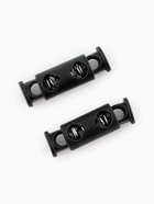 Фиксатор для шнура, двойной, d=4 мм, 8×25 мм, 50 шт., цвет чёрный - Фото 2