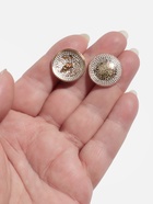 Пуговицы на ножке, металлические, d=20 мм, набор 5 шт., цвет золотой - Фото 3