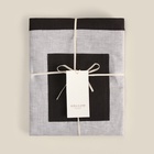 Сумка изо льна двухсторонняя SL HOME Linear bag, 67×35 см - Фото 12