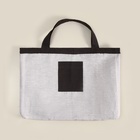 Сумка изо льна двухсторонняя SL HOME Linear bag, 67×35 см - Фото 8