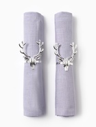 Набор салфеток сервировочных «Этель» Fawn, 46×46 см - 2 шт., с декоративными кольцами, 100% лён - Фото 5