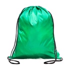 Мешок для обуви 490×410 мм, «Стандарт» MAX, (мягкий полиэстер, плотность 210 D), зеленый - Фото 2