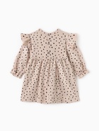 Платье для девочки «Крошка Я. Киса», рост 68-74 см, бежевое - фото 67926990