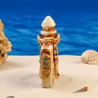 Декорация для аквариума "Башня с гротом", 7х14х20 см, микс - Фото 3