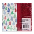 Новогодние салфетки бумажные «Ёлочки», 2 слоя, 33×33 см, 20 шт. - Фото 4