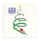 Новогодние салфетки бумажные Art Bouquet «Новогодняя змейка», 2 слоя, 20х20 см, 30 шт. - Фото 2