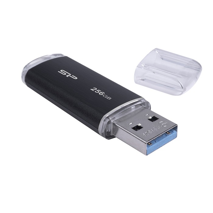 Флешка USB 32 Gb Silicon Power Blaze B02 Black USB 3.0 - фото 51665069