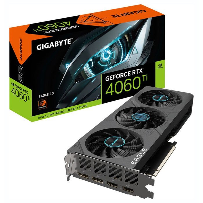 Видеокарта Gigabyte PCI-E 4.0 GV-N406TEAGLE-8GD NVIDIA GeForce RTX 4060TI 8Gb 128bit GDDR6   1070391 - фото 51665948