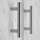 Ручка рейлинг CAPPIO FRIDA, нерж. сталь, d=12 мм, м/о 64 мм, цвет мат. никель, 4 шт - фото 25595694