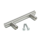 Ручка рейлинг CAPPIO FRIDA, нерж. сталь, d=12 мм, м/о 64 мм, цвет мат. никель, 4 шт - фото 25595698