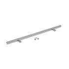 Ручка рейлинг CAPPIO FRIDA, нерж. сталь, d=12 мм, м/о 224 мм, цвет мат. никель, 4 шт - фото 25595716