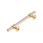 Ручка скоба CAPPIO CAMDEN, м/о 96 мм, d=12 mm, пластик, цвет золото, 4 шт - фото 808176517