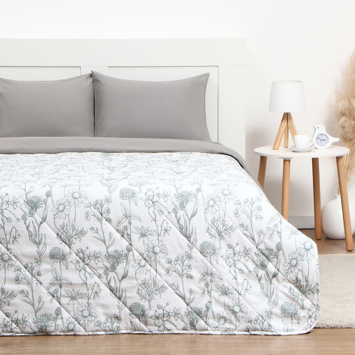 Покрывало 2-спальное LoveLife Summer day, 180×230±5 см, жатка - Фото 1