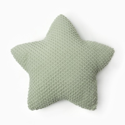 Подушка декоративная «Этель. Звезда», d=44 см, зелёная