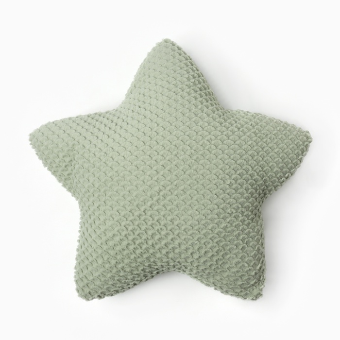 Подушка декоративная «Этель. Звезда», d=44 см, зелёная - Фото 1