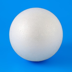 Шар из пенопласта для поделок и творчества, 1 шт., 15 см (комплект 2 шт)