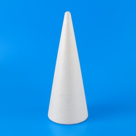 Конус из пенопласта для поделок и творчества, 1 шт., 30 см