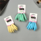 Резинка для волос QF «Спорт», набор 6 шт., ассорти узор, 4.5 см, МИКС - Фото 4