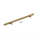 Ручка рейлинг CAPPIO FRIDA, нерж. сталь, d=12 мм, м/о 192 мм, цвет золото, 4 шт - фото 25596072