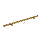 Ручка рейлинг CAPPIO FRIDA, нерж. сталь, d=12 мм, м/о 224 мм, цвет золото, 4 шт - фото 25596098