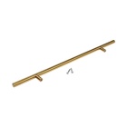 Ручка рейлинг CAPPIO FRIDA, нерж. сталь, d=12 мм, м/о 256 мм, цвет золото, 4 шт - фото 25596108