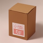 Органайзер для ватных дисков, с крышкой, d=7×11.5 см, полупрозрачный, чёрный - Фото 6