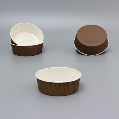 Форма для выпечки кексов бумажная UPAK LAND «Маффин», 13.6×5 см, одноразовая, коричневая