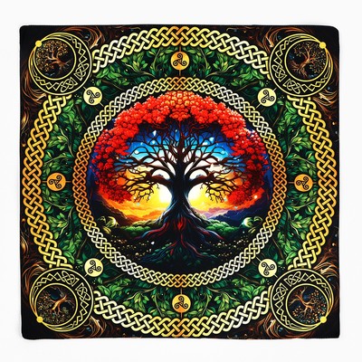 Скатерть для гадания «Древо жизни», 45×45 см