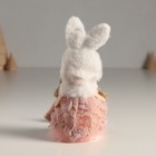 Интерьерная кукла текстильная «Девочка в цветочном платье в шапке с ушками», 5.5×7×19.5 см - Фото 4